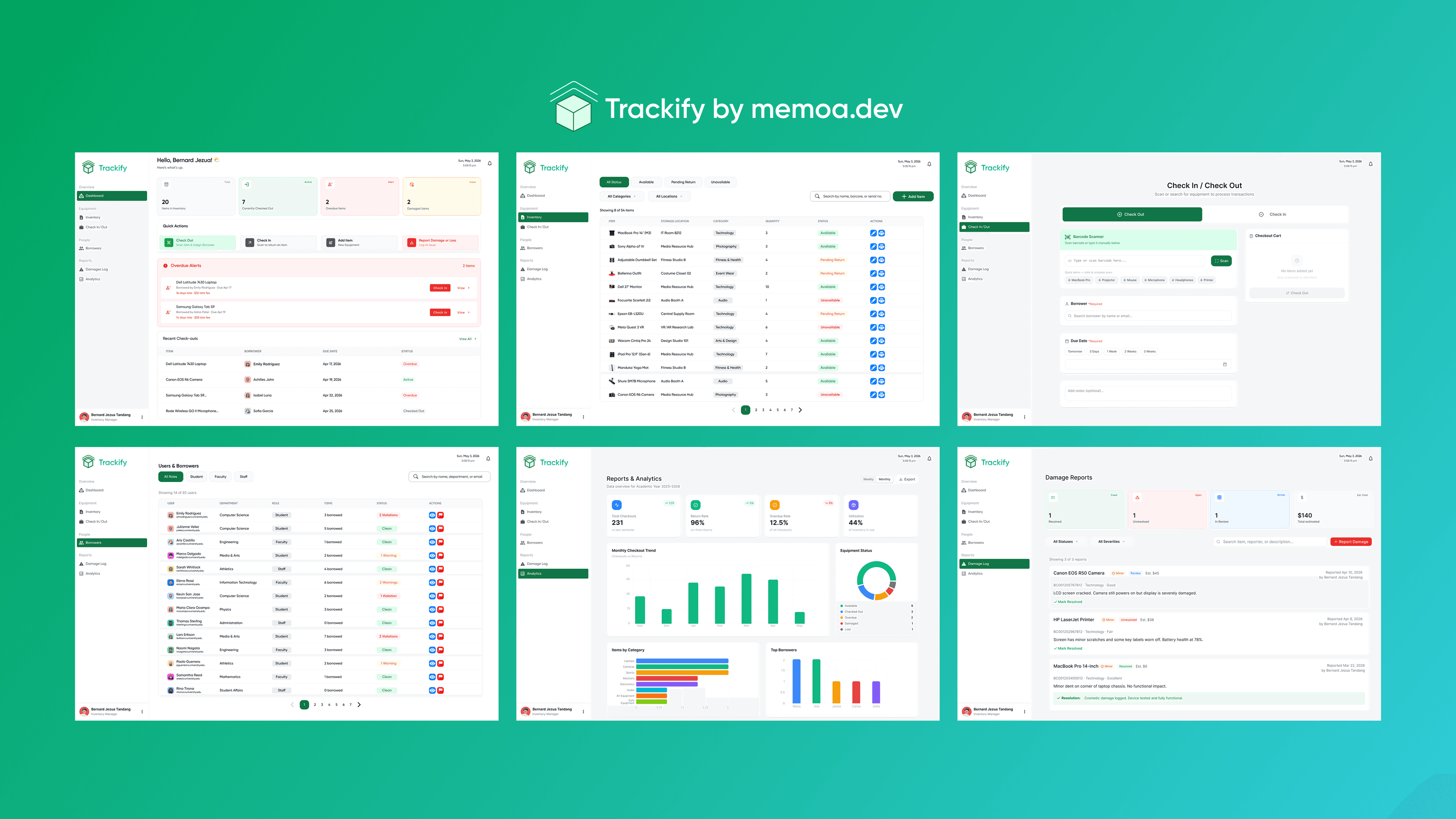 Trackify: An Inventory Management System for University Logistics