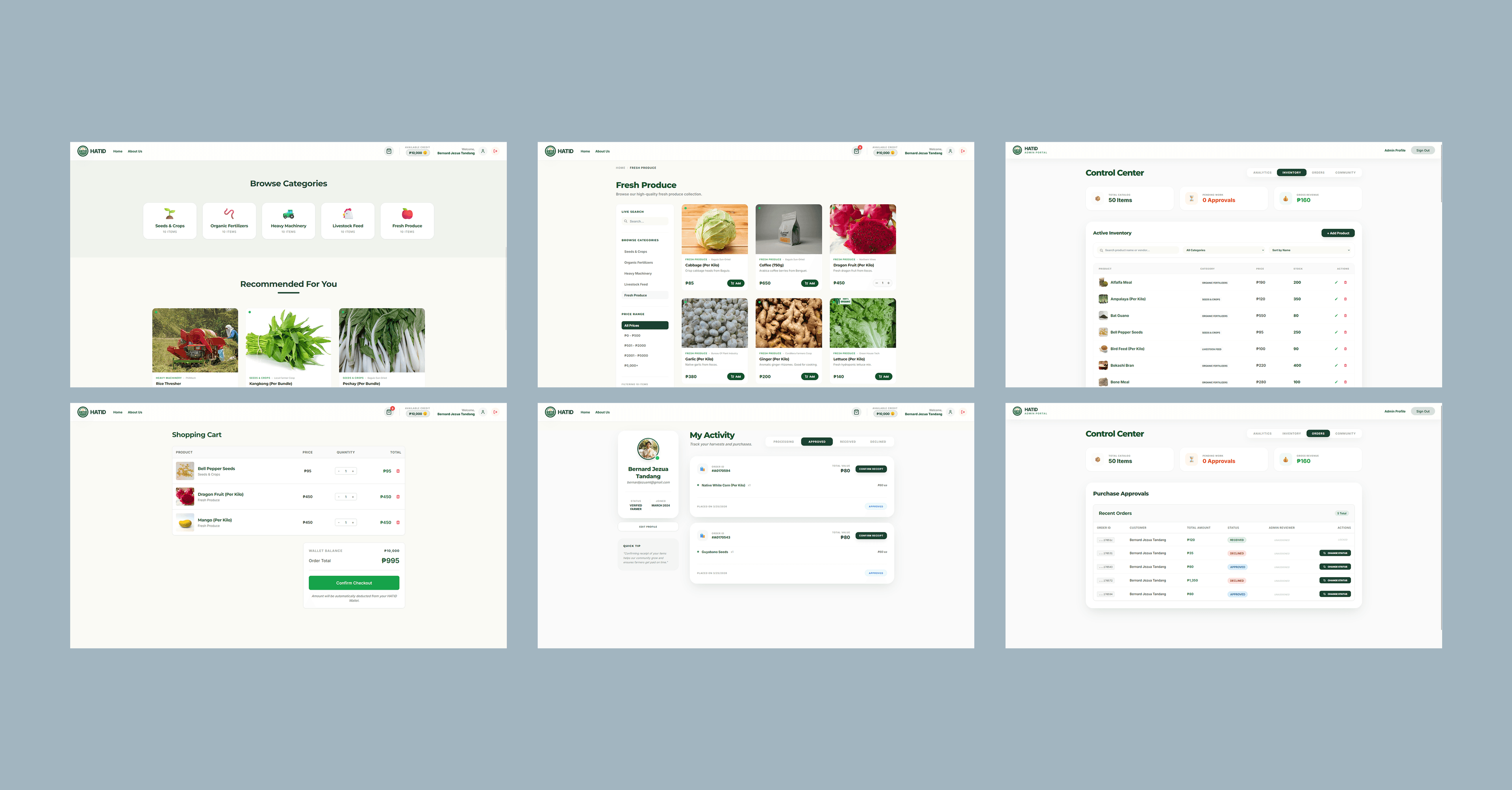 HATID: Agricultural E-Commerce Web Application